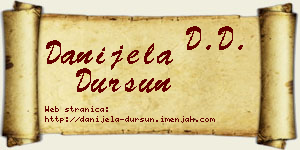 Danijela Dursun vizit kartica